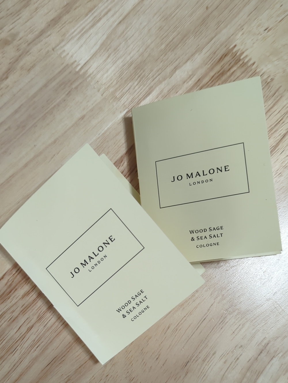 Jo Malone Wood Sage & Sea Salt Sample/Travel Vials Set Of Two